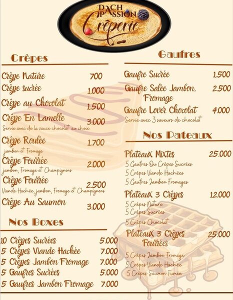 Mixed Crepe and Waffle Platter