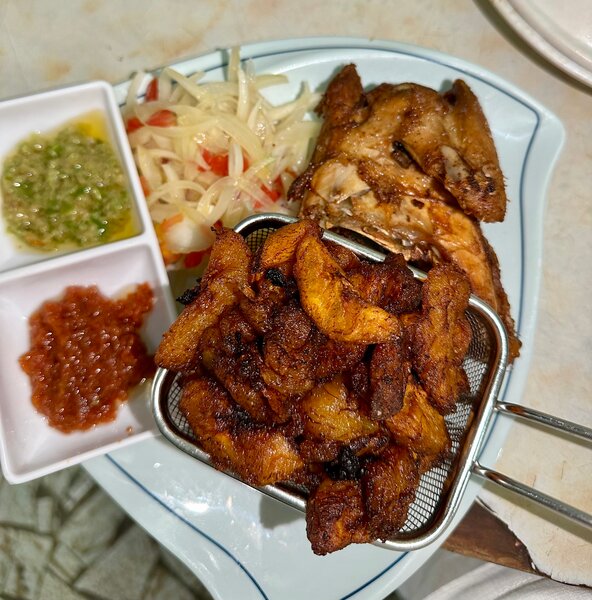 Poulet Grillé et Banane Plantain