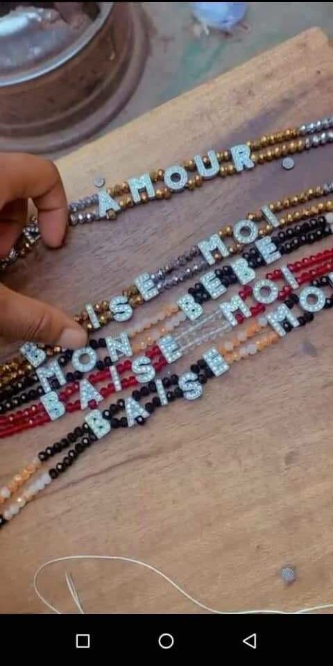 Colliers Personnalisés Perles