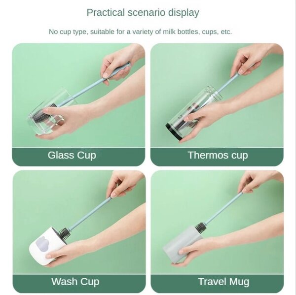 Silicone Glass/ Bottle Cleaner