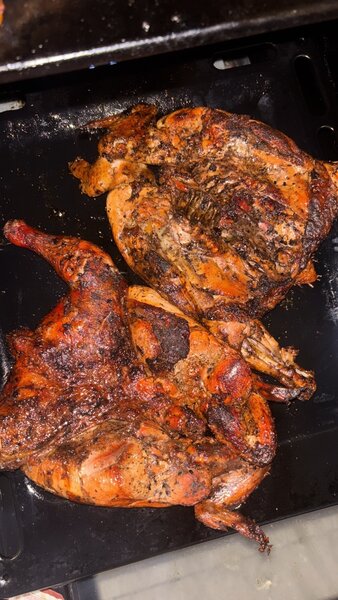 Poulet flambée ivoirien