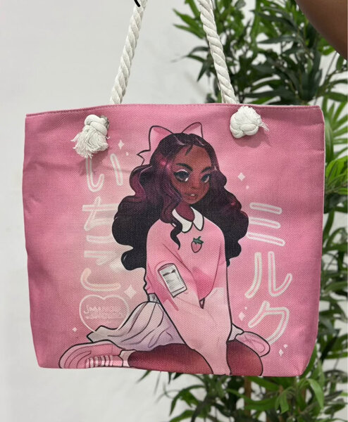 Sac cabas en toile tendance