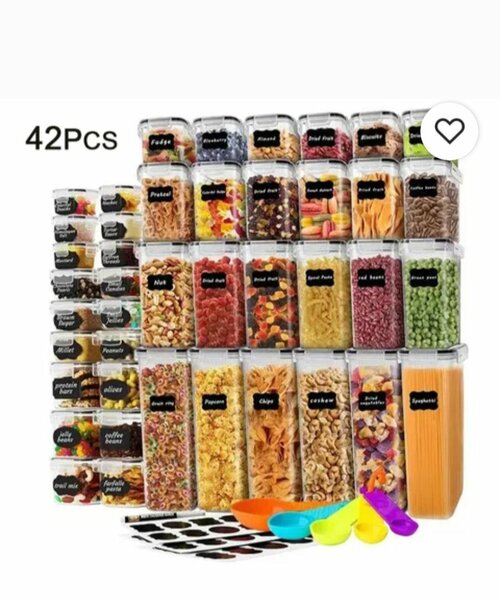 Rangement cuisine lot 7 à 42pc