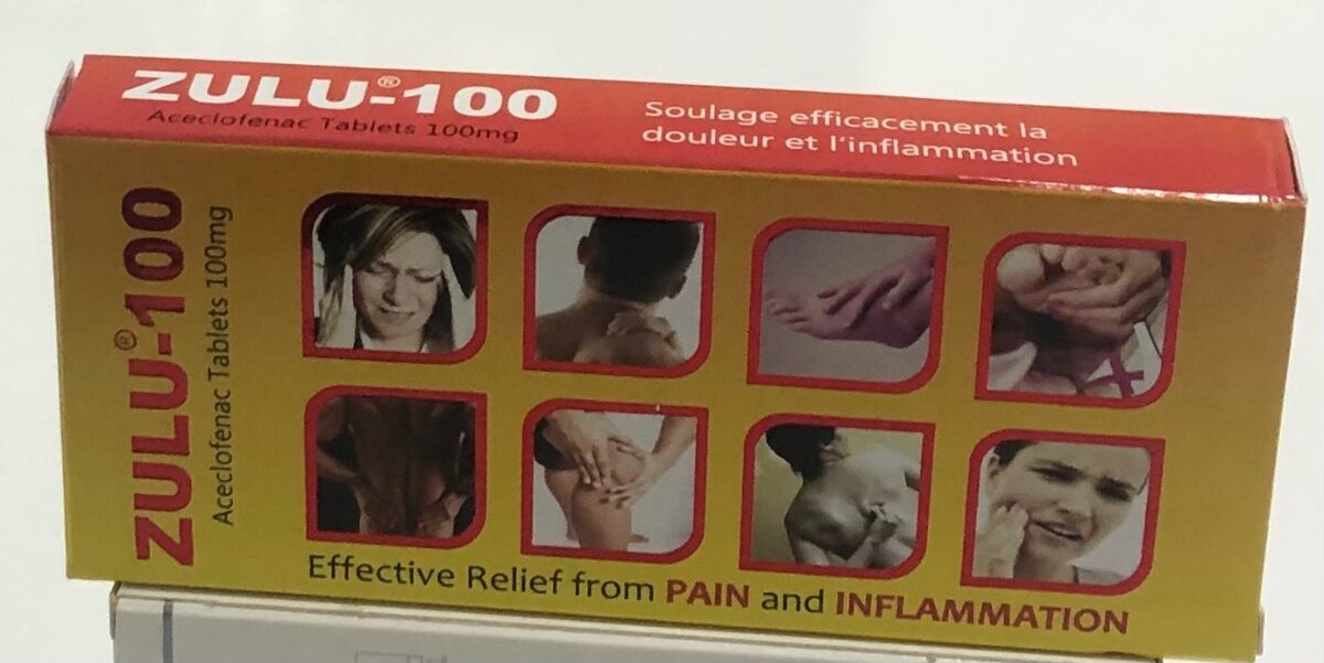 ZULU TABLET ( ACECLOFENAC 100MG )