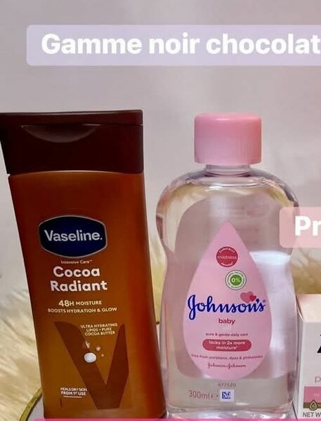 Vaseline+huile Johnson