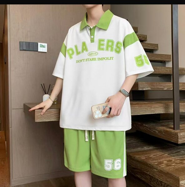 Ensemble Sport Décontracté Vert