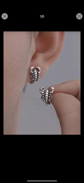 Boucles d'oreilles scorpion