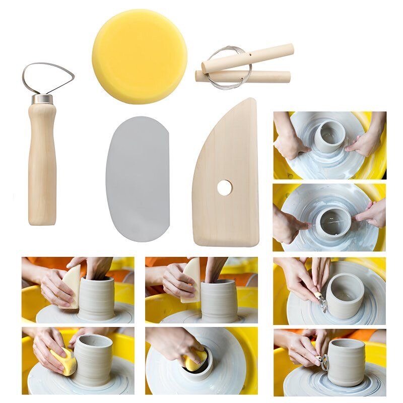 45Pcs Pottery making tools