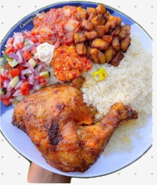 Plat Attieké +poulet