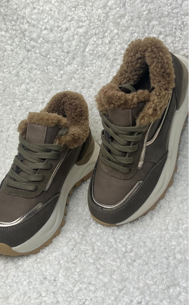 ботинки зимние коричневые