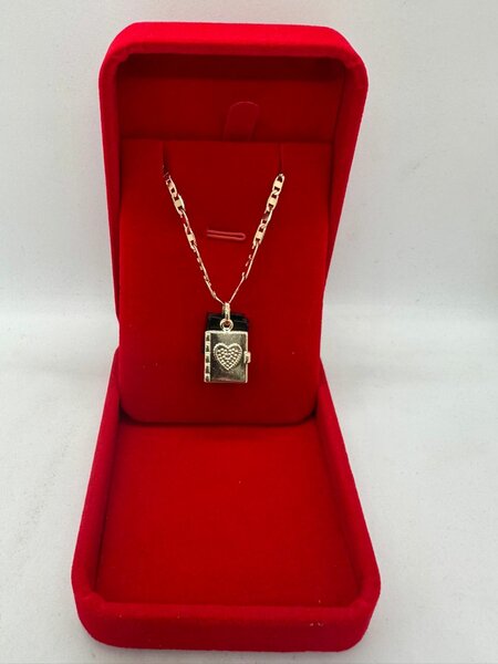 Collier pendentif à cœur argent