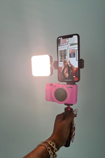Lumière LED portable pour selfie