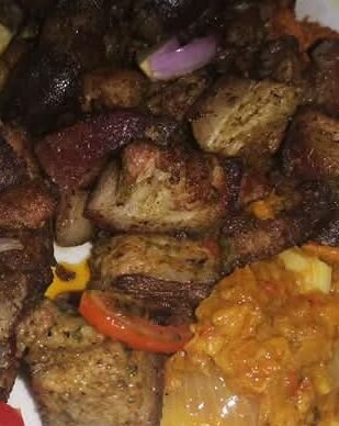 PORC AFRICAIN BRAISÉ