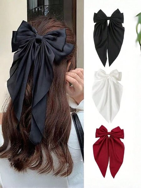 Grand noeud pour cheveux élégant