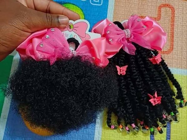 Barrettes roses pour filles