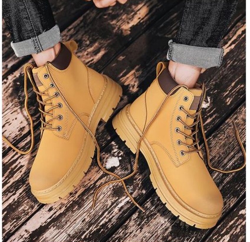 Motorcycle Boots Men High-top