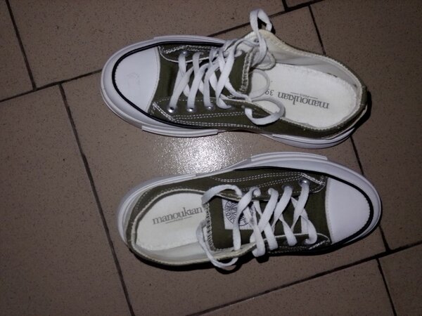 Chaussures Basses Vertes Unisexes