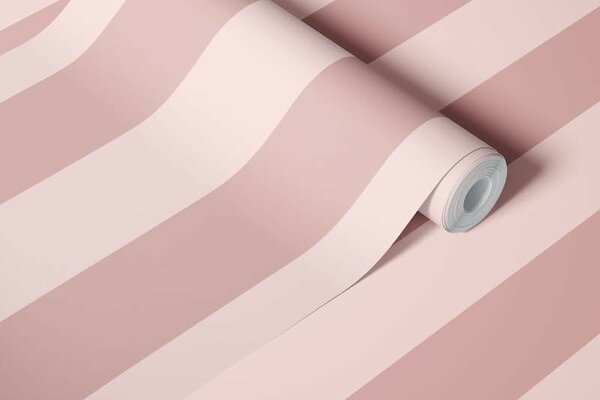 Papier peint rayé rose élégant