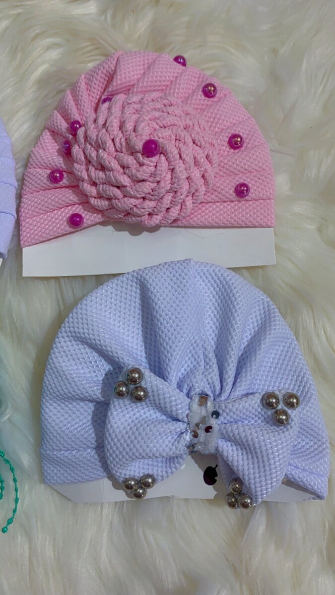 Baby girls head cap