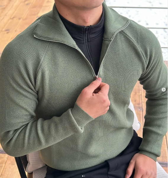 кофта зеленая мужская