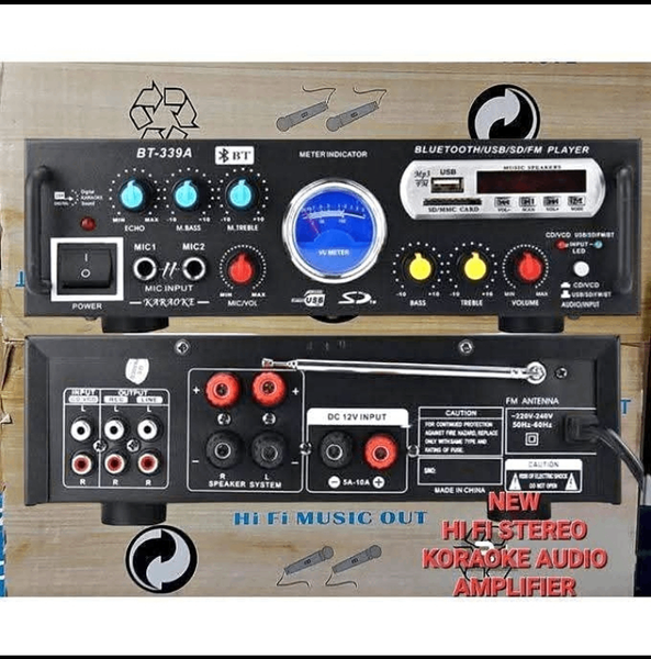 Amplificateur Audio Karaoké BT-339A