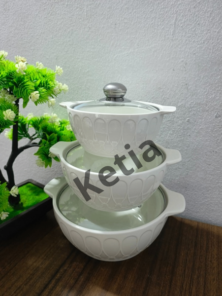 Ensemble de soupiere céramique