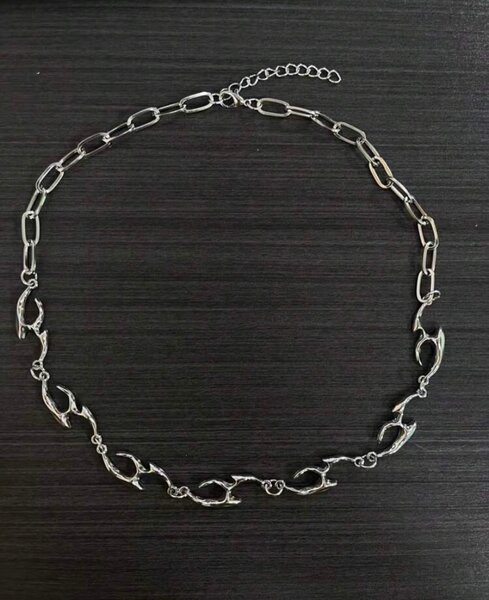 Collier chaîne argent élégant