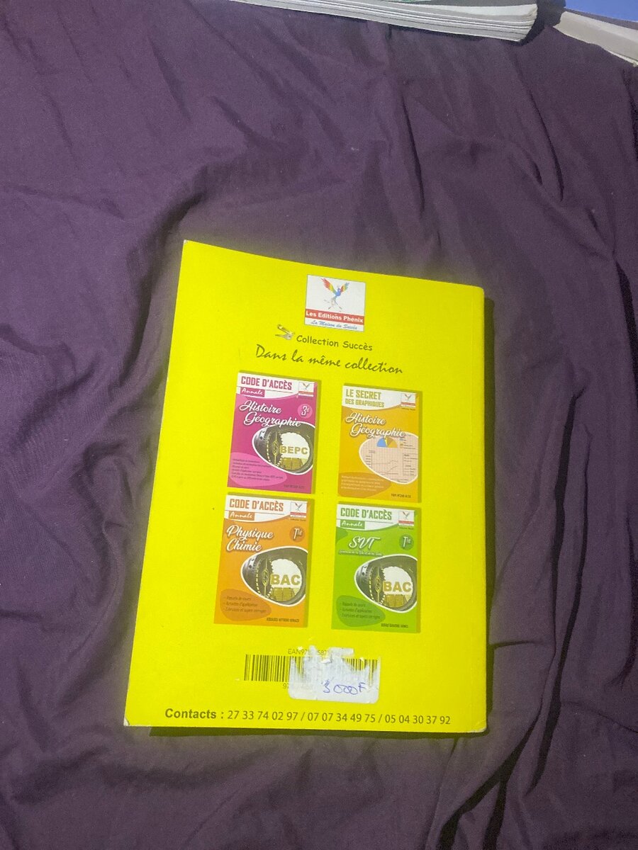 Annale BAC Histoire Géographie