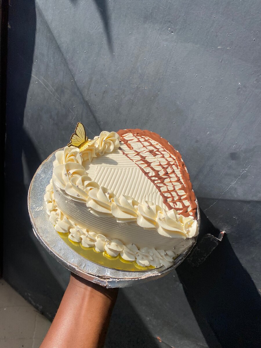 Gâteau d'anniversaire en cœur