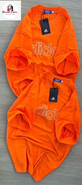 T-shirt orange unisexe sport