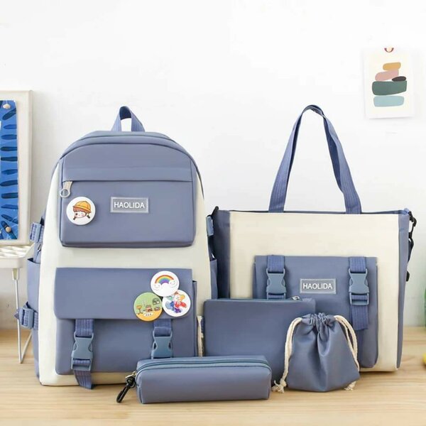 Ensemble sacs scolaires 5 pièces