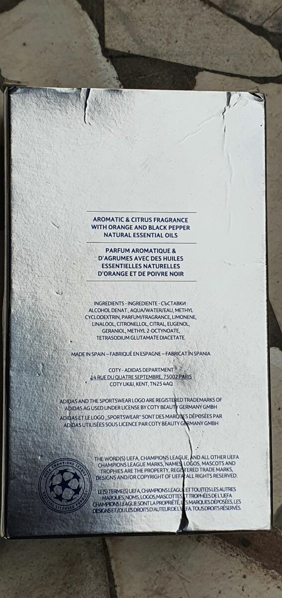 Adidas Star Silver Edition Parfum