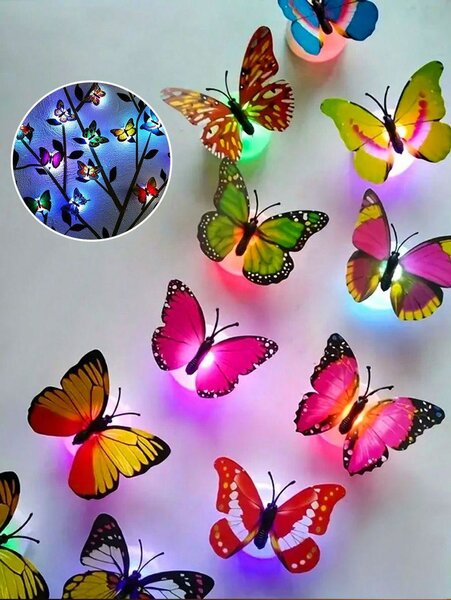 Lumières murales papillon LED