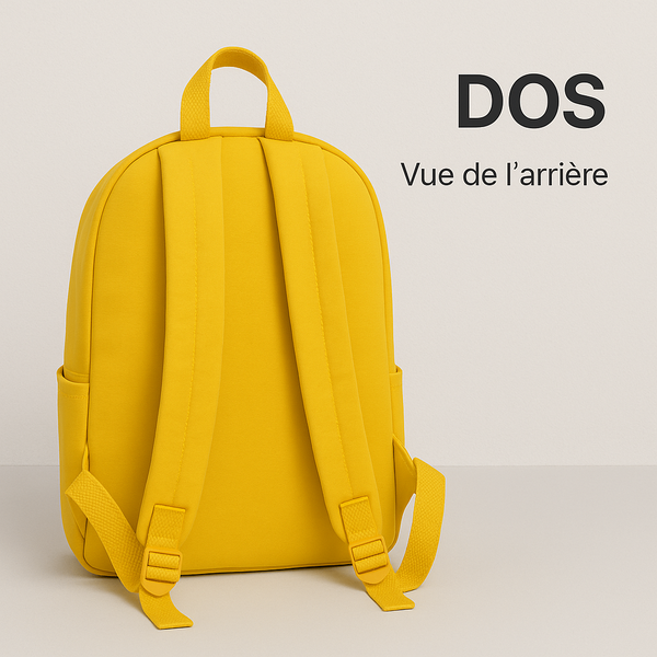 Sac à Dos Jaune Unisexe