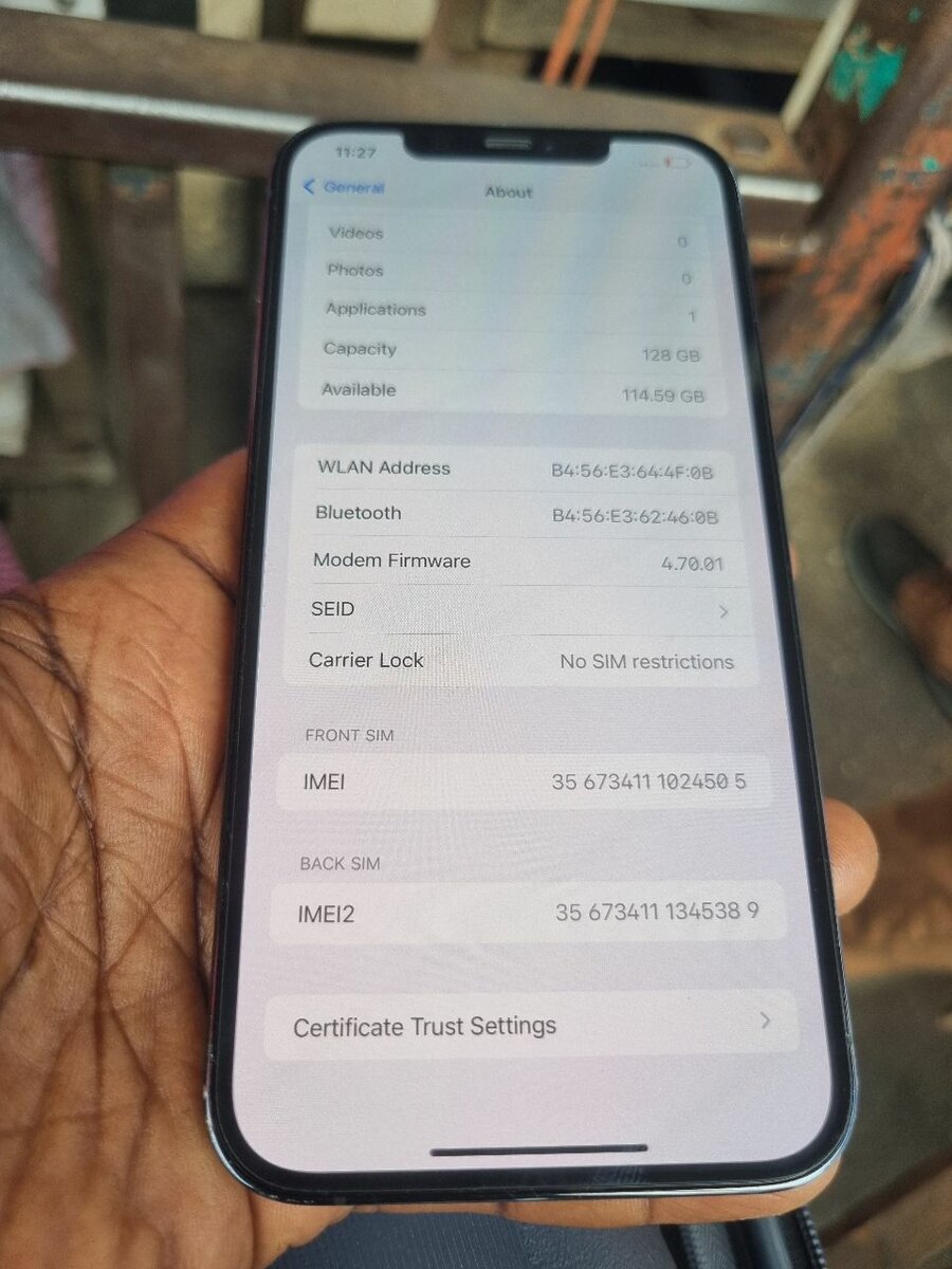 Iphone 12pro max 128gb unlocked