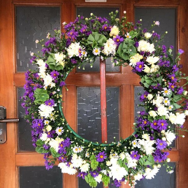 Fresh floral garlands