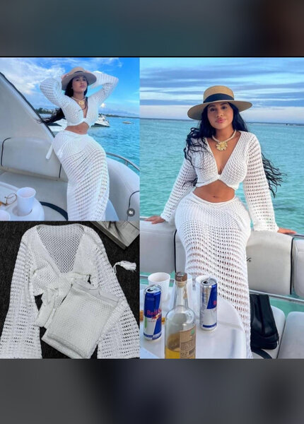 Ensemble crochet de plage femme