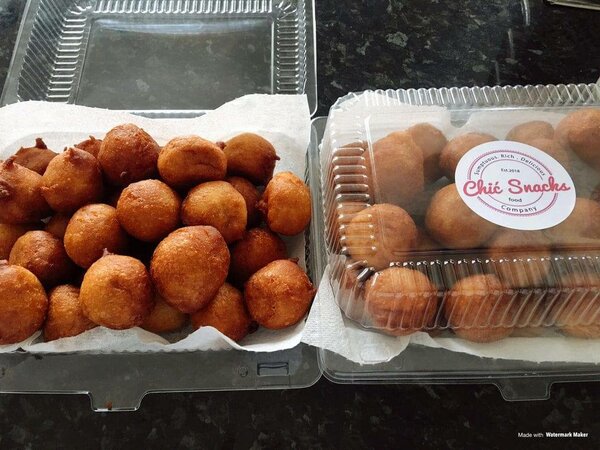 Beignets délicieux en boîte