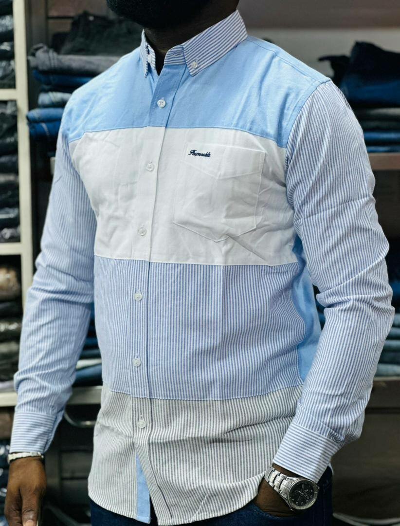 Chemise homme à rayures élégante
