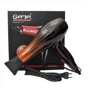 Gemei Sèche-cheveux Professionnel Gemei GM 1719 - NOIR