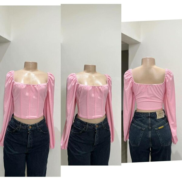 Denim Jumpsuit M,L K155 Pink Top M,L,XL K120, Blue Top S K60