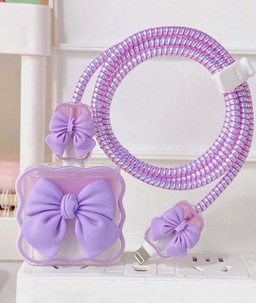 Câble de charge élégant avec nœud