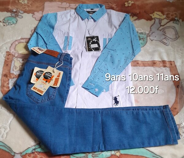 Complet chemise pantalon Jeans