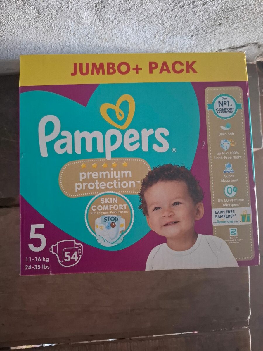 Pampers Premium Protection Jumbo Pack