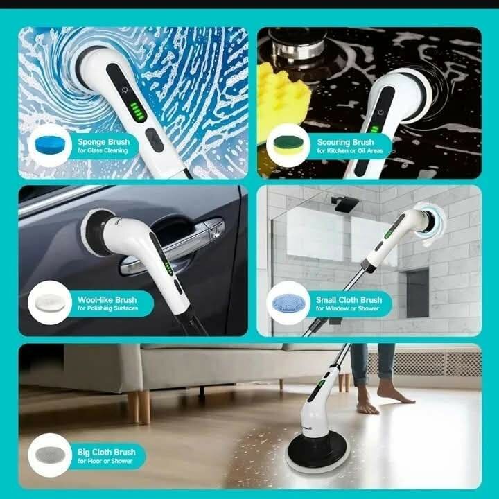 7  in 1 Electric  spinning brush   Cordless
