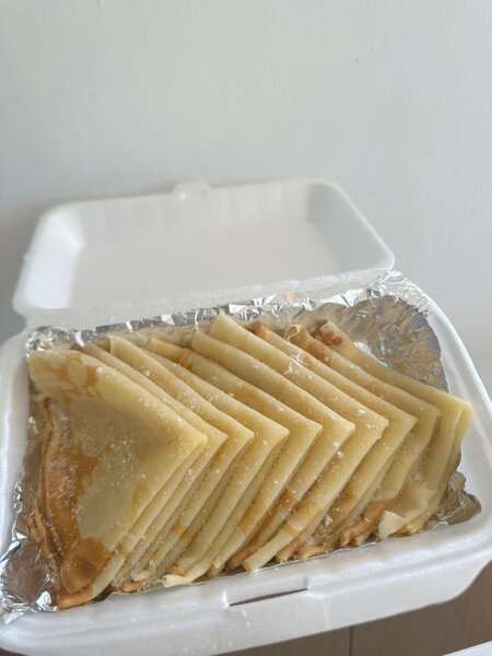 Crêpes nature sucrées