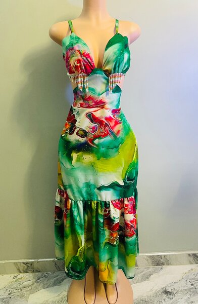 Hollow camisole dress