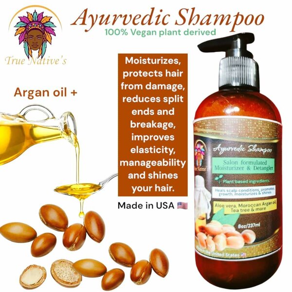 Ayurvedic Shampoo Argan oil
