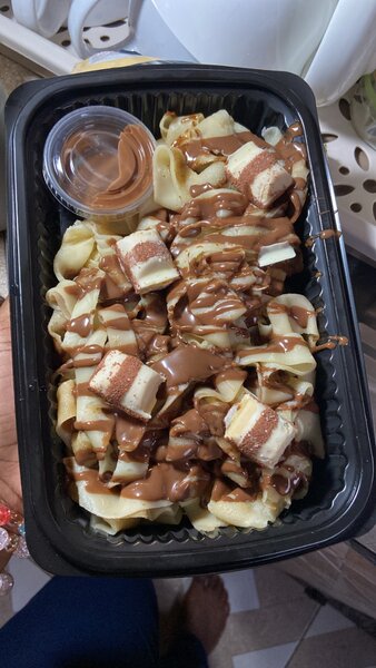 Fettuccine au chocolat et kinder