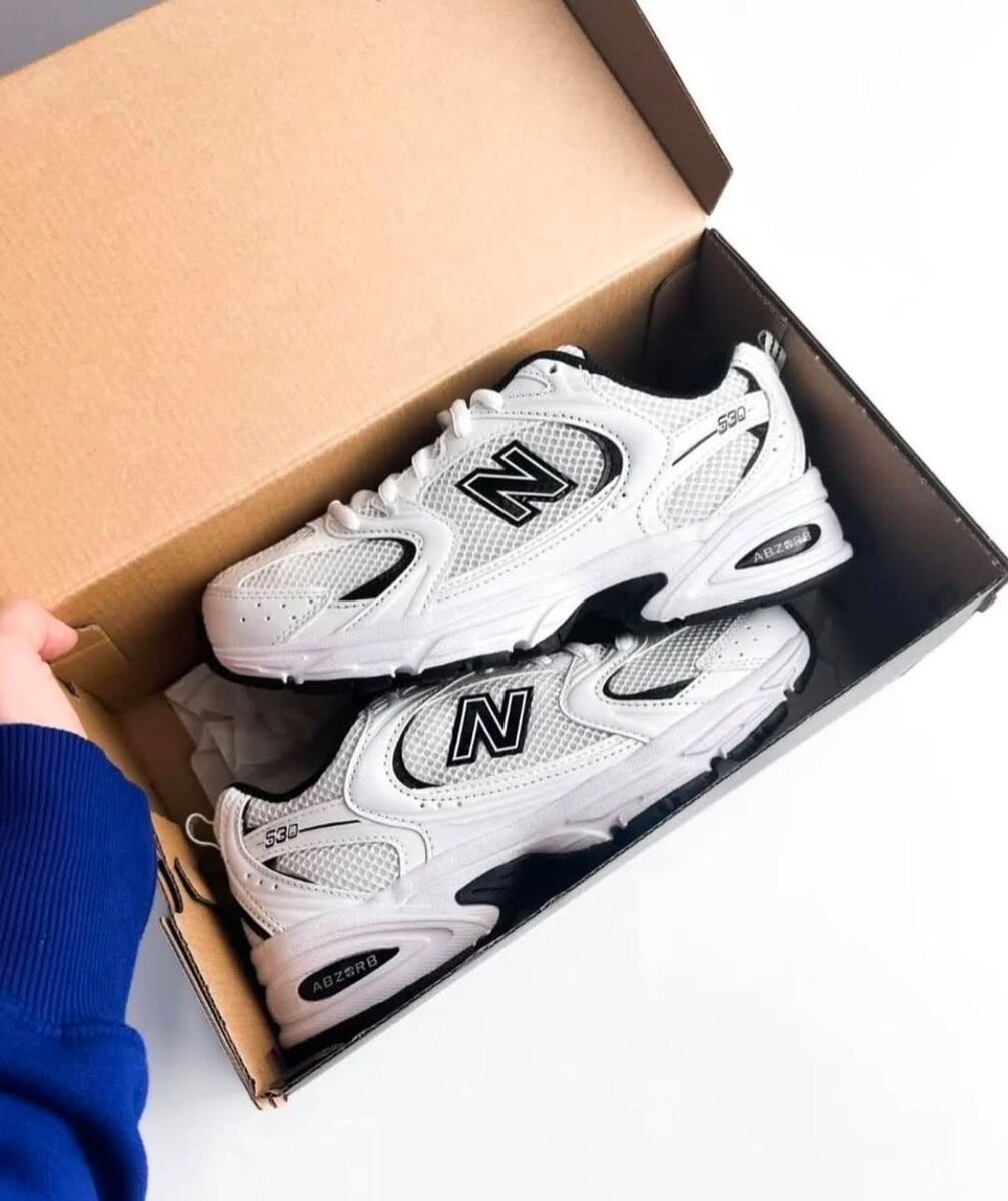 New Balance 530 Noir Blanc